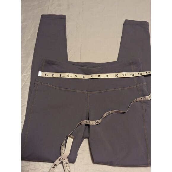 Athleta Salutation 7/8 Yoga Leggings High-Rise In Powervita Gray Size Small - Picture 12 of 16